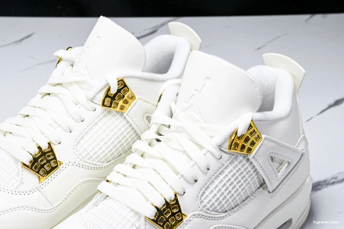 HYPE Metallic 4 Gold AQ9129-170 Jordan Retro 0720